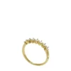 Anello classico Hazel Glitz in ottone dorato