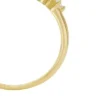 Anello classico Hazel Glitz in ottone dorato