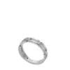Anello con catena a maglie D Heritage in acciaio inossidabile