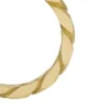 Anello con catena Harlow Linear Texture in acciaio inossidabile color oro