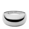 Anello con fascia in acciaio inossidabile della collezione Ellis Domed