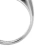 Anello con fascia in acciaio inossidabile della collezione Ellis Domed