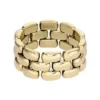 Anello con maglie Arden in acciaio inossidabile color oro