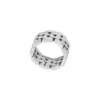 Anello con maglie da orologio Arden in acciaio inossidabile
