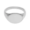 Anello con sigillo Ellis in acciaio inossidabile
