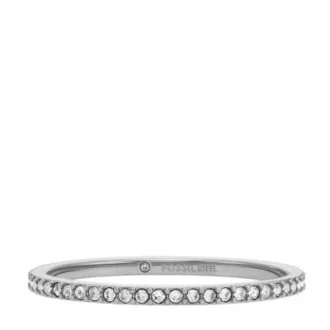 Anello Ellis Pavé Glitz in acciaio inossidabile