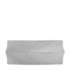 Anello Harlow con texture lineare in acciaio inossidabile