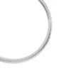 Anello Harlow con texture lineare in acciaio inossidabile