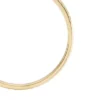 Anello Harlow con texture lineare in acciaio inossidabile color oro