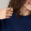 Anello Harlow Orologio Orologio in acciaio inossidabile dorato a due lancette