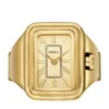 Anello orologio Raquel a due lancette in acciaio inossidabile color oro