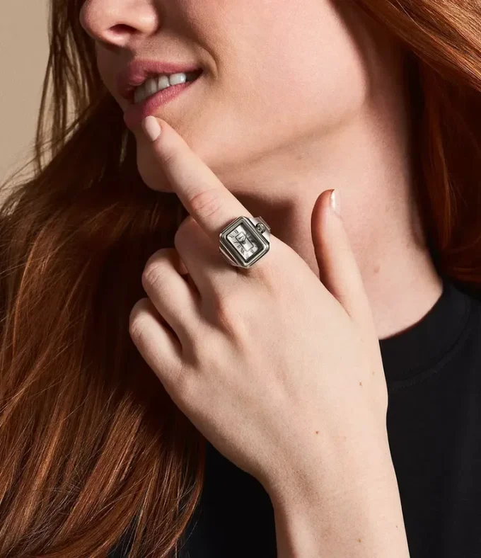 Anello orologio Raquel Acciaio inossidabile a due lancette