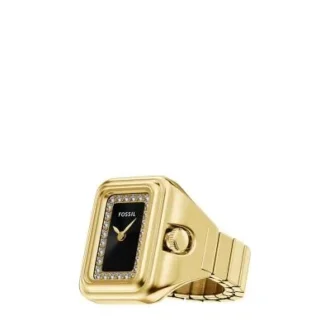 Anello orologio Raquel Orologio a due lancette in acciaio inossidabile color oro