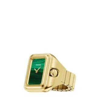 Anello orologio Raquel Orologio a due lancette in acciaio inossidabile color oro