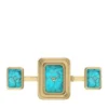Anello orologio Raquel Orologio a due lancette in acciaio inossidabile color oro
