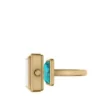 Anello orologio Raquel Orologio a due lancette in acciaio inossidabile color oro