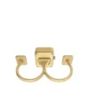 Anello orologio Raquel Orologio a due lancette in acciaio inossidabile color oro