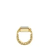 Anello orologio Raquel Orologio a due lancette in acciaio inossidabile color oro
