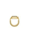 Anello orologio Raquel Orologio a due lancette in acciaio inossidabile color oro