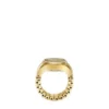 Anello per orologio a due lancette in acciaio inossidabile color oro
