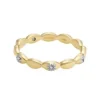 Anello Sutton Evil Eye in acciaio inossidabile color oro