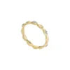 Anello Sutton Evil Eye in acciaio inossidabile color oro