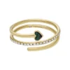 Anello Sutton Modern Meadows con cuore in malachite ricostituita