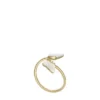 Anello Sutton Radiant Wings con farfalla in madreperla bianca