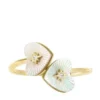 Anello Toi Et Moi con cuore in madreperla e acciaio inossidabile dorato Sutton Radiant Love