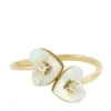 Anello Toi Et Moi con cuore in madreperla e acciaio inossidabile dorato Sutton Radiant Love