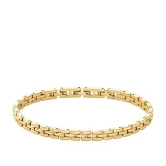 Arden Watch Links Bracciale con catena in acciaio inossidabile color oro