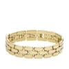 Arden Watch Links Bracciale con catena in acciaio inossidabile color oro