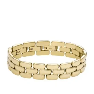 Arden Watch Links Bracciale con catena in acciaio inossidabile color oro