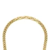 Arden Watch Links Collana con catena in acciaio inossidabile color oro