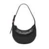 Borsa a mezzaluna in pelle Harwell