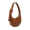 Borsa a mezzaluna in pelle Harwell