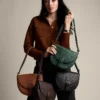 Borsa a tracolla con patta grande in pelle Everleigh
