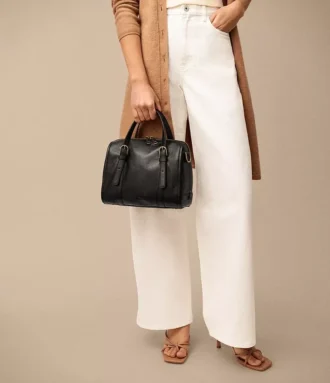 Borsa a tracolla in pelle Carlie