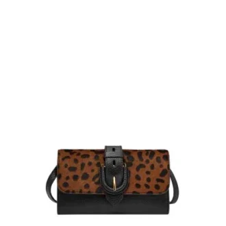 Borsa a tracolla in pelle Haircalf Harwell