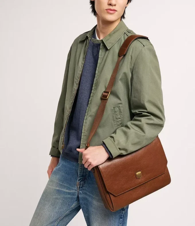 Borsa a tracolla in pelle Hayes