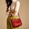 Borsa a tracolla in pelle Jolie