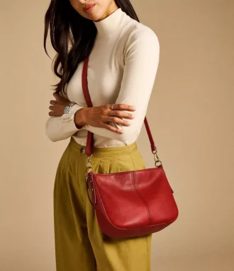 Borsa a tracolla in pelle Jolie