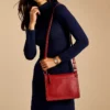 Borsa a tracolla in pelle Taryn