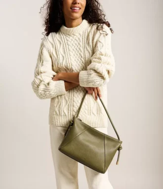 Borsa a tracolla in pelle Willa