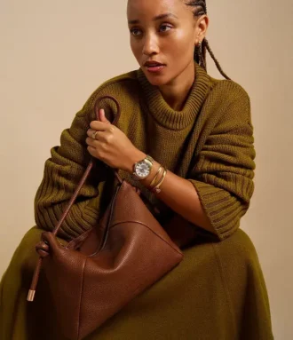 Borsa a tracolla in pelle Willa