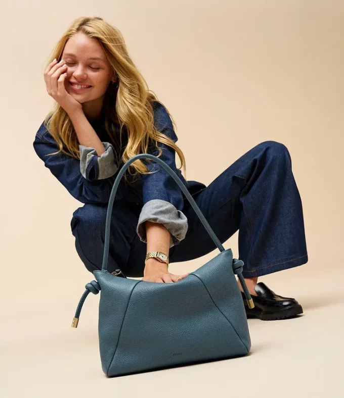 Borsa a tracolla in pelle Willa