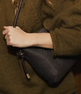 Borsa a tracolla intrecciata Willa