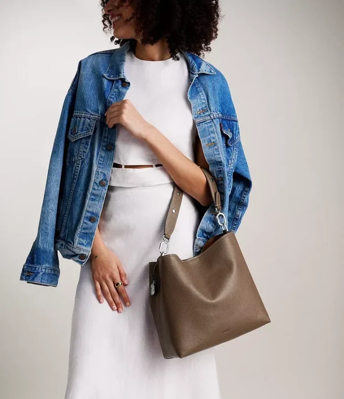 Borsa a tracolla Jessie in pelle