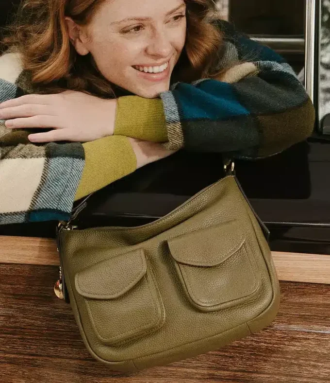 Borsa a tracolla Jolie in pelle