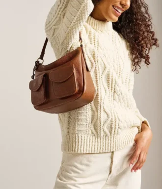 Borsa a tracolla Jolie in pelle